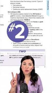 Dialysis Access 101: The NCLEX Essentials🧐 #NCLEX #nursingstudent #nursingschool