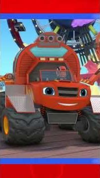 Blaze e le Mega Macchine | Blaze usa le bolle per pulire il pasticcio di zucchero filato! #shorts