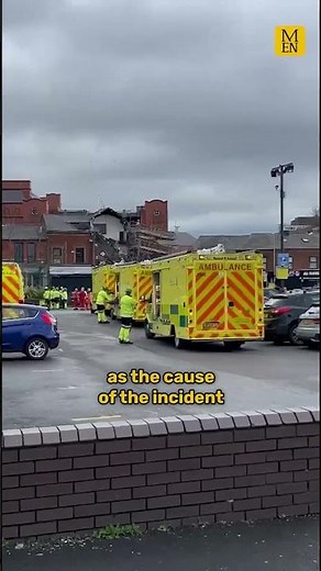 Three injured after building collapses in Oldham