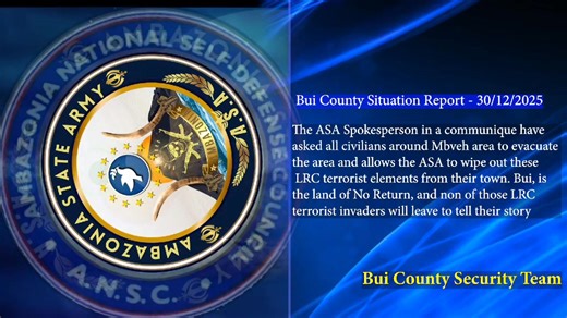 #Breaking: ASA Reports in Lamso. | ABC Ambazonia