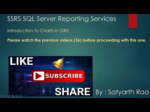 37 SSRS - Introduction to Charts in SSRS (SQL Server Reporting Services)