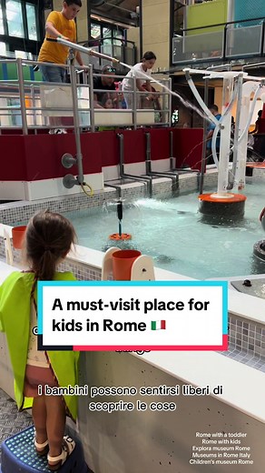 Explora is just steps away from Piazza del Popolo in Rome! 🇮🇹 The museum is open in 1 hour and 45 minute blocks, so it’s definitely an activity to entertain (or tire) your little ones when you aren’t busy sightseeing in Rome! 👨‍👩‍👧‍👦 #capcut #livinginrome #livinginitaly #exploramuseodeibambini #exploramuseum #romewithkids #italywithkids #romemuseums