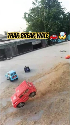 Chode Chode Tyre Thar Ke 💥Disk Brake Power 🚗🔥 Ultimate Thar Stunt | Flying Beast #shorts #thar #new