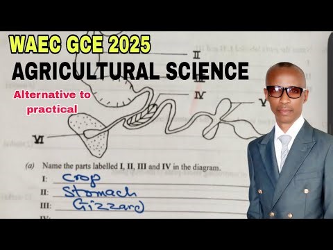 WAEC GCE, Agricultural Science, Alternative to Practical 2025(prep for Nov/Dec)