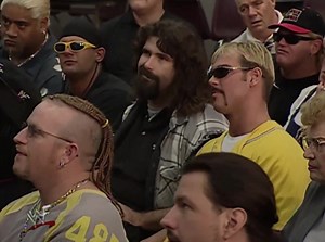 #OnThisDayInWWE 25 years ago on #SmackDown: Triple H and Stephanie officially launch the McMahon-Helmsley Era (With the help of DX to maintain crowd control) | Anthony Alimondo