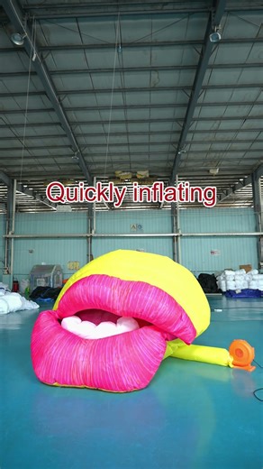 Watch This Giant Mouth Inflate Fast!