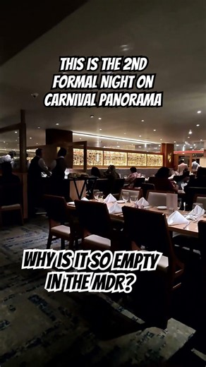 Does anyone care about Elegant Evening/Formal Night anymore? #emptyspaces #mdr #carnival #subscribe