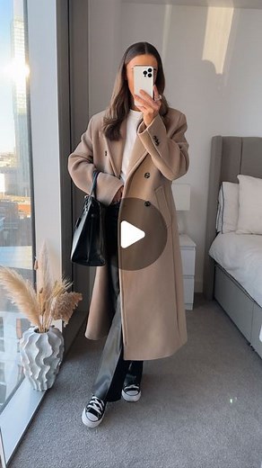 Emma Hothersall | Everyday Fashion & Style on Instagram: "Styling a camel coat 4 ways 🫶🏽 This has to be THE most versatile item ever, it goes with literally everything but here’s just a few ideas ☺️ hope you have a lovely day! 🤍"