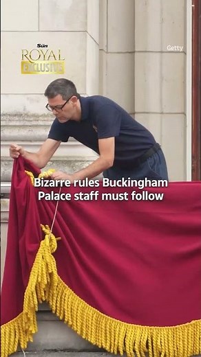 Bizarre rules Buckingham Palace staff must follow