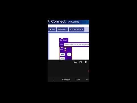 Vertical bar Graph in AI connect ||