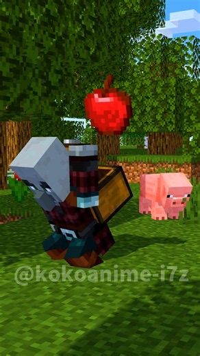 【マイクラ】リンゴは何処へ？ Where's the apple? #minecraftanimation