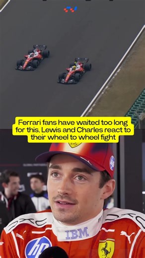 Lewis and Charles wheel-to-wheel fight during Chinese Grand Prix. #F1 #Formula1