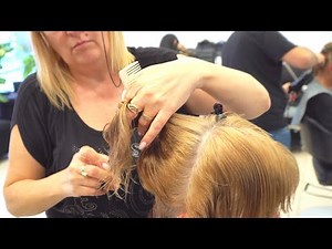 ANTI AGE HAIRCUT / Shorter Shattered Bob Mullet With Curved Bangs