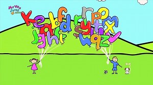 The Alphabet Song with lyrics | Nursery Rhymes