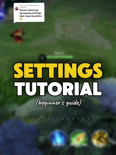 Beginner's Guide to Settings Configuration in Honor of Kings