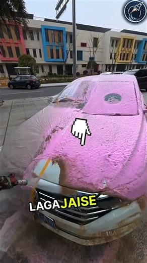This guy only washed half the car | But cover the half with plastic 😱🫡 #respect #shorts #ytshorts