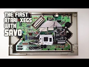 Atari XEGS with SAVO (Saturn Atari Video Output), TK-II, Ultimate 1MB, VBXE and PokeyMAX