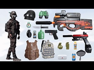 Epic SWAT Toy Set Unboxing! P90 Nerf, Grenade, Body Armor & More!
