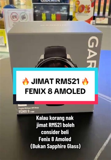 Unboxing Fenix 8 Amoled Garmin Smartwatch | The Spring Kuching