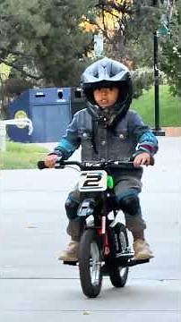 Razor MX125 Dirt Bike Riding Video #Razor electric bikes #kidsbikes
