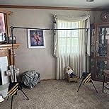 Backdrop Stand for Parties 10 x 8.5 FT, Heavy Duty Photography Backdrop Stand for Events, Video Shooting, Portable Photo Background Stand with Carry Bag, Sandbags, Spring Clamps