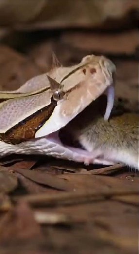 The Gaboon Viper (The Camouflage King).