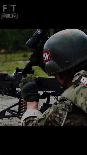 US Army Infantry Soldiers OSUT 240B Machine Gun Training #military