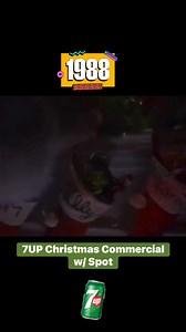 7UP Christmas Commercial w/ Spot #christmas #80s #tvcommercials #retro #nostalgia #genx #7up | 80s Central