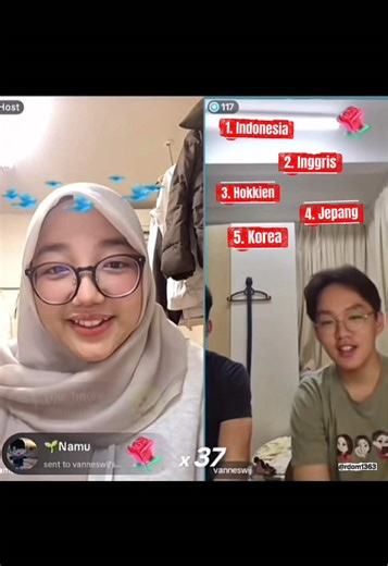 Seru banget semalam liat @amara dinata sama @vanneswij ngobrol. Dan baru tau Vannes bisa beberapa bahasa. Daebak banget emang monster imut ini 😭🤏🏻 #vanneswijaya #amaradinata #live #bahasa #jepang
