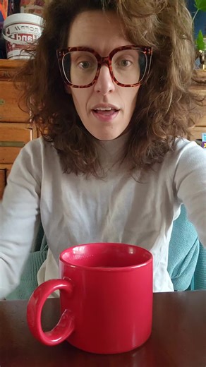 The mug is blue, folks. #criticalthinking #medialiteracy #learnontikok | mug