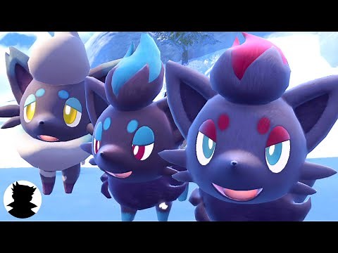 【Pokemon SV】Zorua＆Hisui Zorua＆Zoroark&Hisui Zoroark cute scenes together!