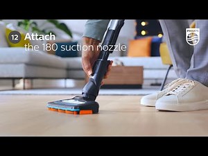 How to get started - Philips Cordless Vacuum 5000 Series
