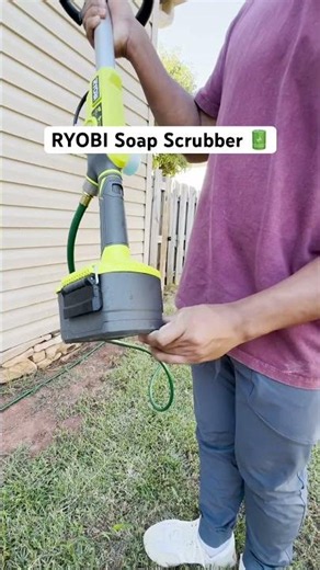 RYOBI 18V ONE+ Telescoping Soap Scrubber!