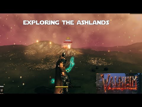Valheim- Exploring the Ashlands, How to farm Flametal ore, crafting the flametal sword?