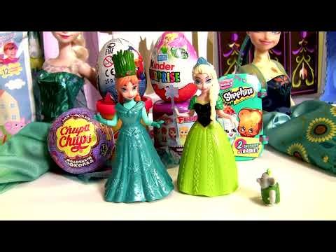 FROZEN Wedding Princess Anna & Kristoff - Disney Troll Wedding Set Magiclip Elsa Play Doh Clay