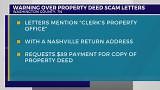 Washington County, TN issues warning about property deed scam letters