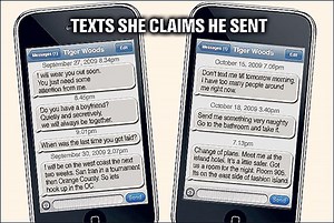 Tiger Woods Text Messages Revealed