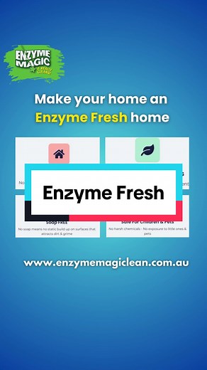 Make your home an enzyme fresh home! #enzymewizard #cleaningproducts #cleaning