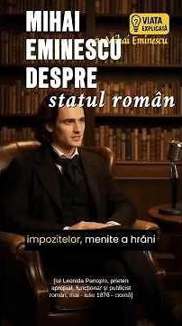 Podcast Viața Explicată cu Mihai Eminescu - Despre statul român