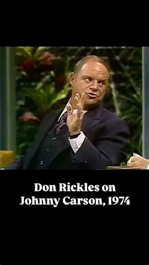 Don Rickles on Johnny Carson in 1974 ￼