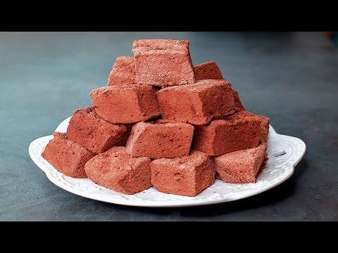 Chocolate Marshmallow Recipe | Homemade Marshmallow Recipe | Yummy