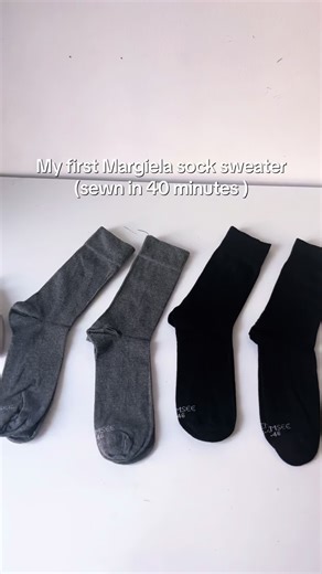DIY Margiela Sock Sweater Tutorial