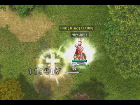 100k+ HOLY LIGHT?! Ragnarok GGH - Archbishop Poring Island Run