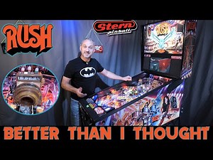 Not as bad as I expected | Rush Pinball Machine by Stern | Overview, review & gameplay
