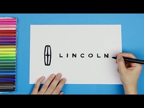 How to draw the Lincoln Car Logo