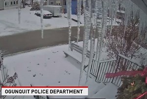 168K views · 264 reactions | "About 12 hours worth of icicle formation on the town hall sped up to 20 seconds." - Ogunquit, Maine Police Department https://abcstlouis.com/news/videos/watch-incredible-time-lapse-video-shows-formation-of-icicle | The National Desk - TND | Facebook