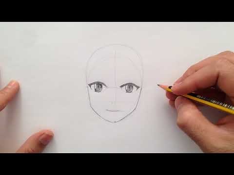 Como dibujar una cara manga