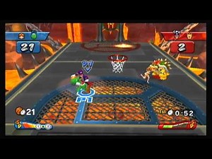 Mario Sports Mix Walkthrough Part 30 ☆ Normal Mode - Basketball ~ Star Cup 2/3 ☆