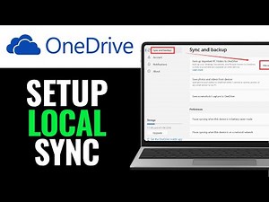 How To Setup OneDrive Local Sync and Backup 2025 (QUICK & EASY)