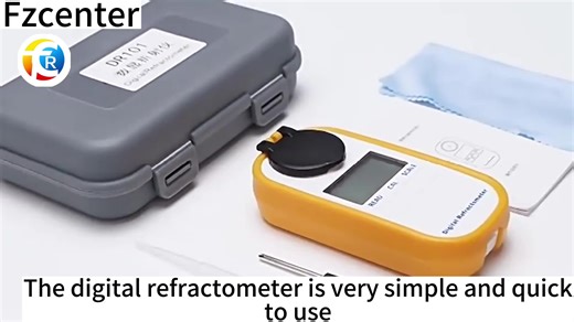 Portable Auto Digital Refractometer 0-92% Brix Handheld Refractometer Digital Auto Portable Refractometer Sugar Honey with ATC